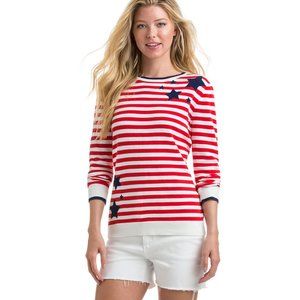 Vineyard Vines Star and Stripe Sweater - Sz S - NWT - RT $128